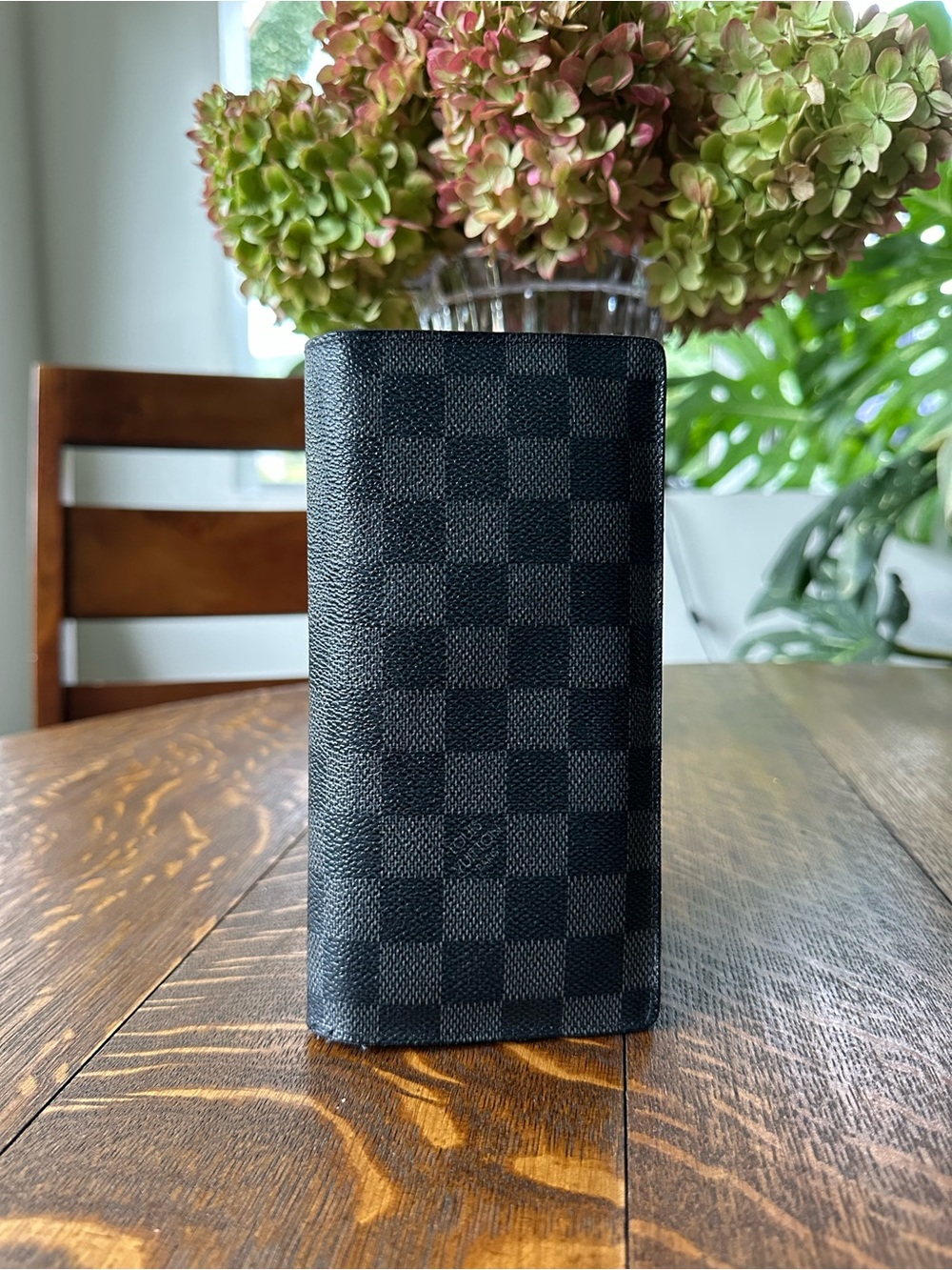 Louis Vuitton Black Damier Graphite Long Card Holder